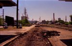 The view southbound looking down the former main line